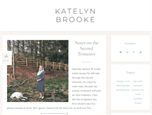 Tablet Screenshot of katelynbrooke.com